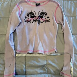 Empyre Pink Graphic Long Sleeve Tee